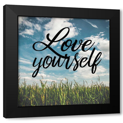 Insta F Black Modern Wood Framed Art Print by Alvarez, Cynthia