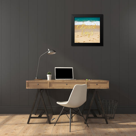 Insta J Black Modern Wood Framed Art Print by Alvarez, Cynthia