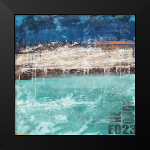 Color Mix 01 Black Modern Wood Framed Art Print by Alvarez, Cynthia