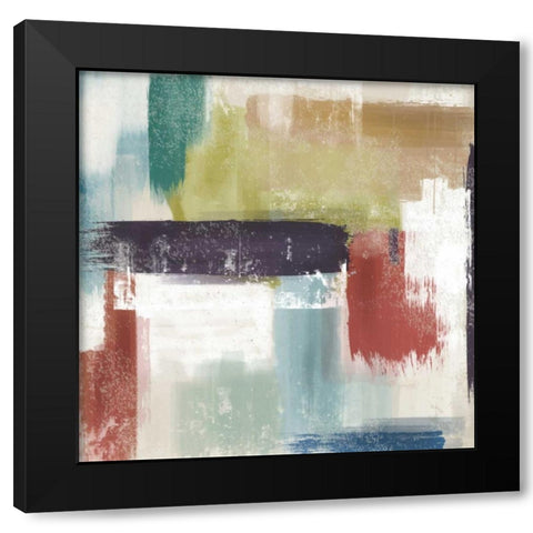 Topical 2 Black Modern Wood Framed Art Print by Alvarez, Cynthia