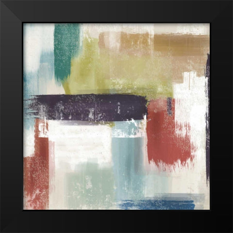Topical 2 Black Modern Wood Framed Art Print by Alvarez, Cynthia