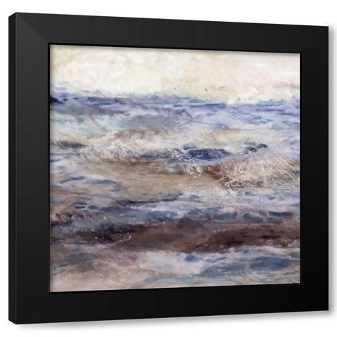 Currents 1 Black Modern Wood Framed Art Print by Alvarez, Cynthia