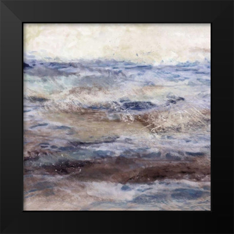 Currents 1 Black Modern Wood Framed Art Print by Alvarez, Cynthia