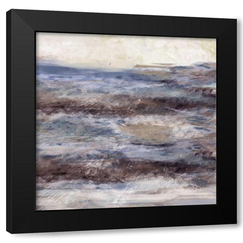 Currents 2 Black Modern Wood Framed Art Print by Alvarez, Cynthia