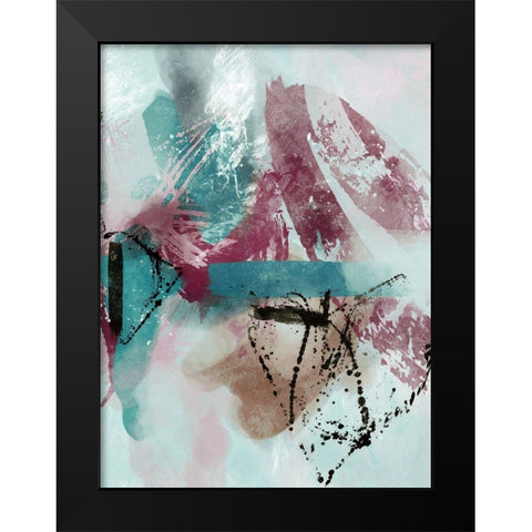The Fuse 2  Black Modern Wood Framed Art Print by Alvarez, Cynthia