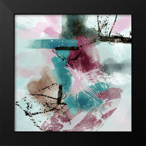 The Fuse A Black Modern Wood Framed Art Print by Alvarez, Cynthia