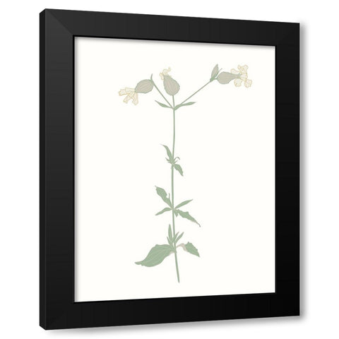 Wildflower Champion Black Modern Wood Framed Art Print with Double Matting by Sweet Melody Designs
