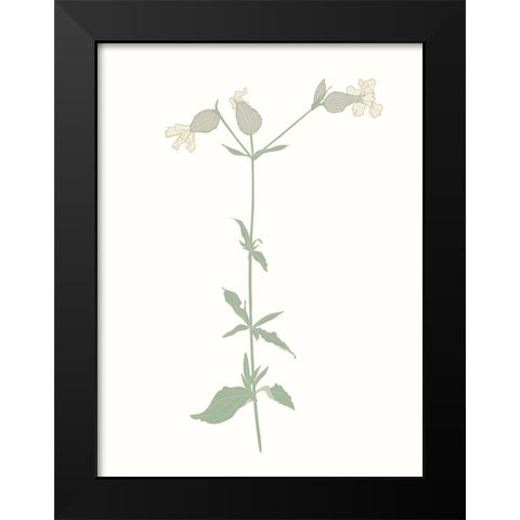 Wildflower Champion Black Modern Wood Framed Art Print by Sweet Melody Designs