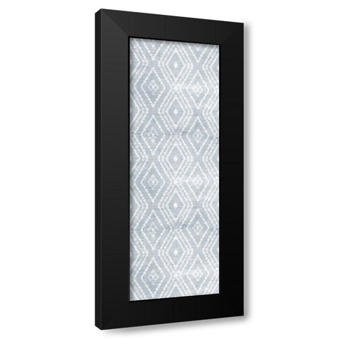 Diamond Pattern Black Modern Wood Framed Art Print by Brown, Denise
