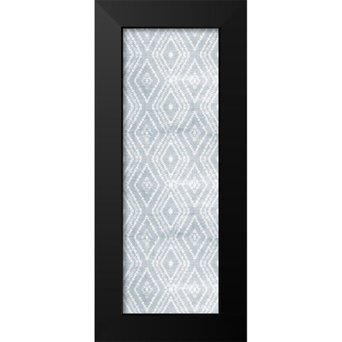 Diamond Pattern Black Modern Wood Framed Art Print by Brown, Denise