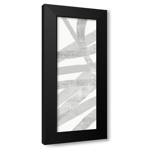 Opposites Attract 1 Black Modern Wood Framed Art Print with Double Matting by Brown, Denise
