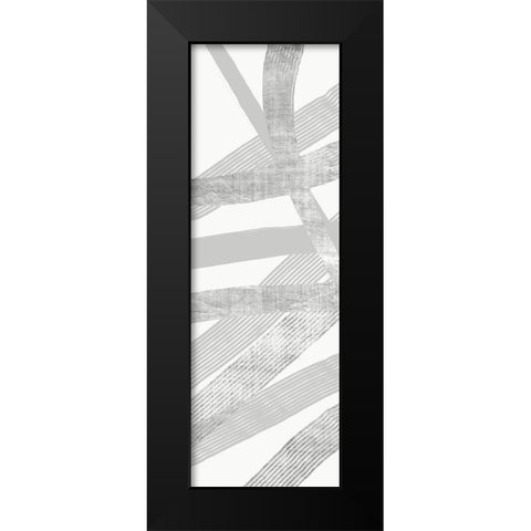 Opposites Attract 1 Black Modern Wood Framed Art Print by Brown, Denise