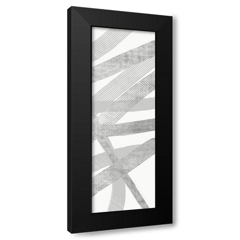Opposites Attract 2 Black Modern Wood Framed Art Print with Double Matting by Brown, Denise