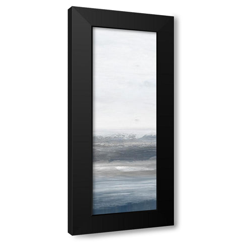 Rain V2 Black Modern Wood Framed Art Print with Double Matting by Brown, Denise