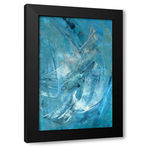 Mood 2 Black Modern Wood Framed Art Print with Double Matting by Brown, Denise