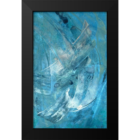 Mood 2 Black Modern Wood Framed Art Print by Brown, Denise