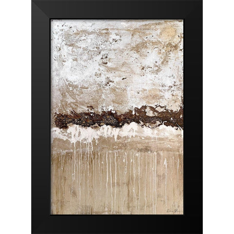 Rainy Day 2 Black Modern Wood Framed Art Print by Brown, Denise
