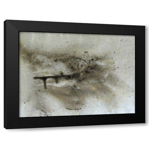 Stigma Black Modern Wood Framed Art Print by Brown, Denise