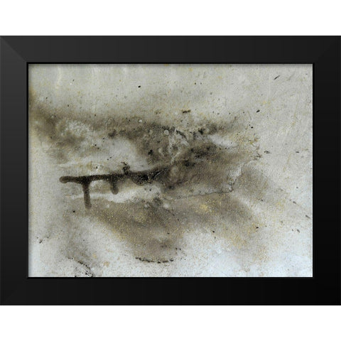 Stigma Black Modern Wood Framed Art Print by Brown, Denise