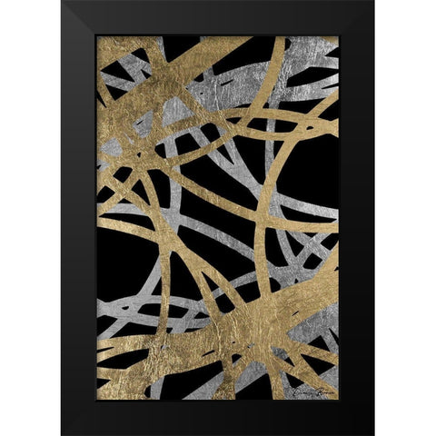 Traditional Radius 1 Black Modern Wood Framed Art Print by Brown, Denise