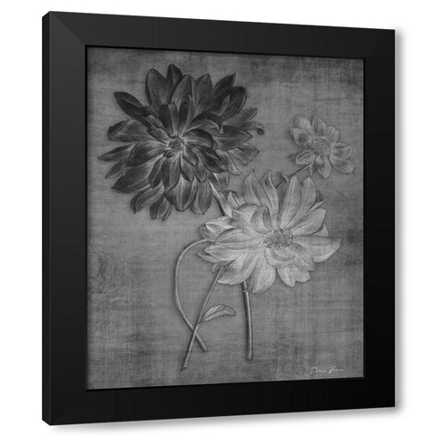 Tranquil Botanical 1 Black Modern Wood Framed Art Print with Double Matting by Brown, Denise