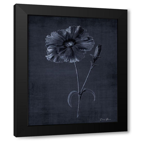 Botanical Edge 5 Black Modern Wood Framed Art Print by Brown, Denise