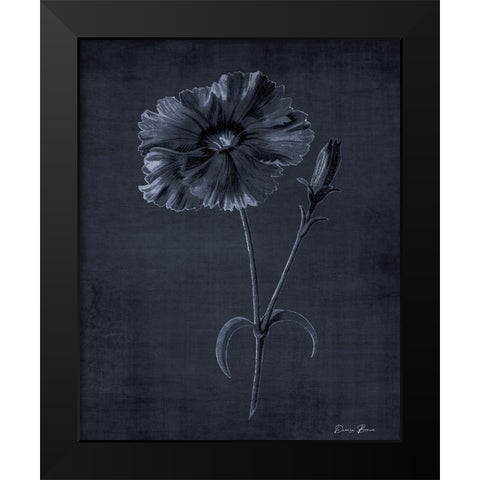 Botanical Edge 5 Black Modern Wood Framed Art Print by Brown, Denise