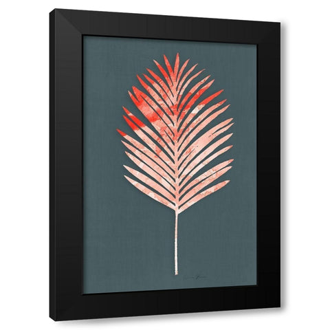 Watercolor Palm 2 Black Modern Wood Framed Art Print by Brown, Denise