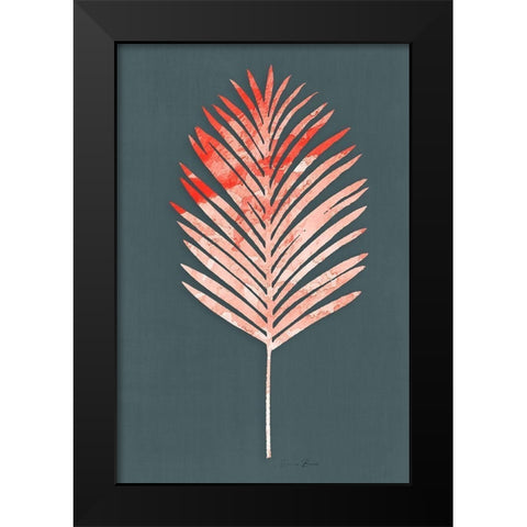 Watercolor Palm 2 Black Modern Wood Framed Art Print by Brown, Denise
