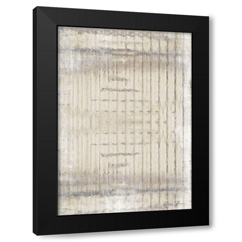 Abstraction Black Modern Wood Framed Art Print by Brown, Denise