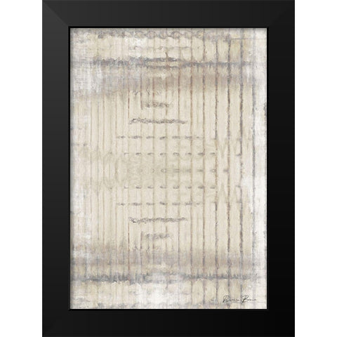Abstraction Black Modern Wood Framed Art Print by Brown, Denise