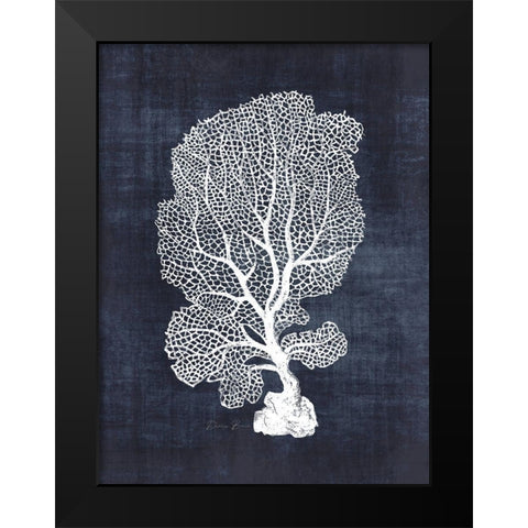 Sea Fan 1 Black Modern Wood Framed Art Print by Brown, Denise