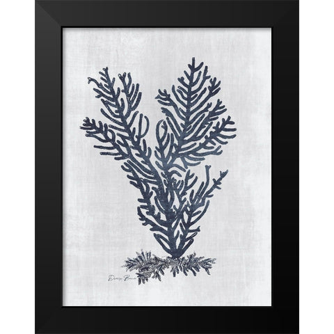 Sea Fan 2 v2 Black Modern Wood Framed Art Print by Brown, Denise