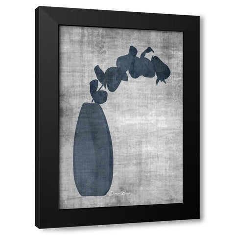 Azure 1 v2 Black Modern Wood Framed Art Print with Double Matting by Brown, Denise