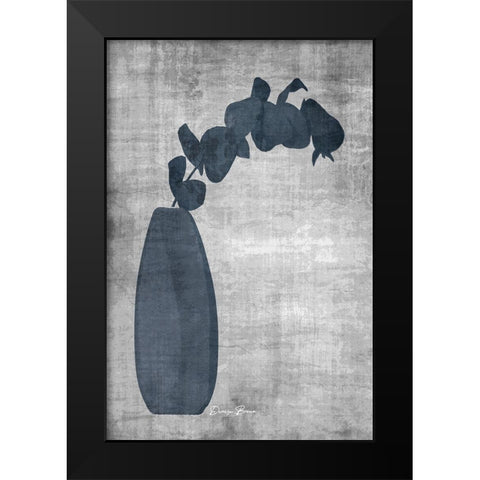 Azure 1 v2 Black Modern Wood Framed Art Print by Brown, Denise