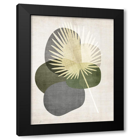 Cabana Palm 1 Black Modern Wood Framed Art Print by Brown, Denise