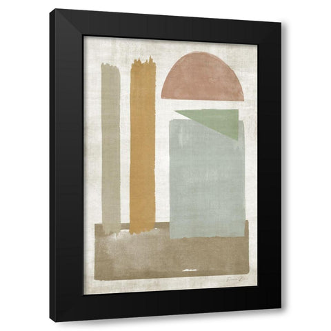 In the Day 2 Black Modern Wood Framed Art Print with Double Matting by Brown, Denise