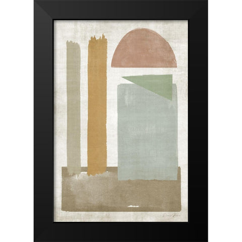 In the Day 2 Black Modern Wood Framed Art Print by Brown, Denise