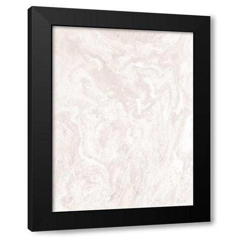 Marbled Black Modern Wood Framed Art Print with Double Matting by Brown, Denise
