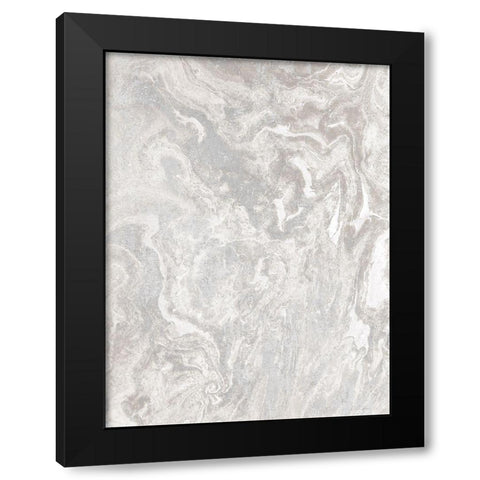Marbled 2 with Overlay Black Modern Wood Framed Art Print with Double Matting by Brown, Denise