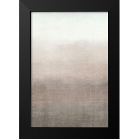 Oasis Black Modern Wood Framed Art Print by Brown, Denise