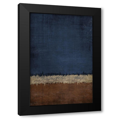 Land and Sky 2 Black Modern Wood Framed Art Print with Double Matting by Brown, Denise