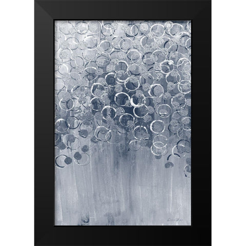 Beautiful Blue 1 Black Modern Wood Framed Art Print by Brown, Denise