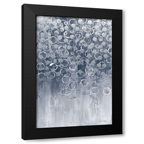 Beautiful Blue 2 Black Modern Wood Framed Art Print by Brown, Denise
