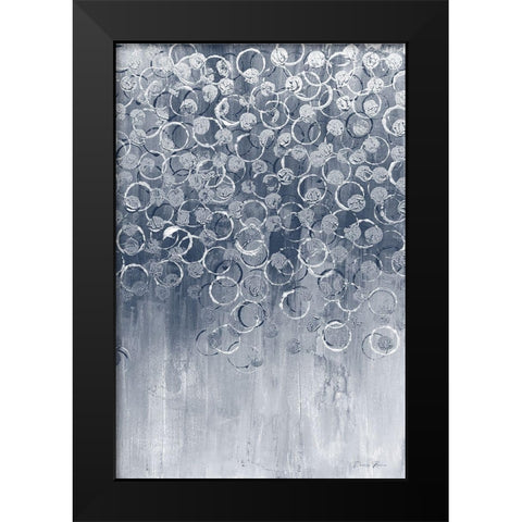 Beautiful Blue 2 Black Modern Wood Framed Art Print by Brown, Denise
