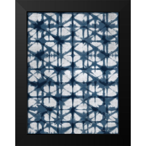 Shibori 2 Black Modern Wood Framed Art Print by Brown, Denise