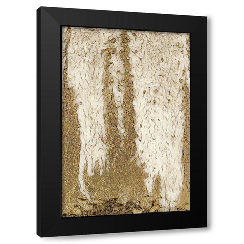 Flow Black Modern Wood Framed Art Print by Brown, Denise