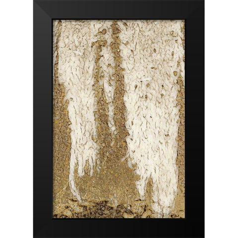 Flow Black Modern Wood Framed Art Print by Brown, Denise