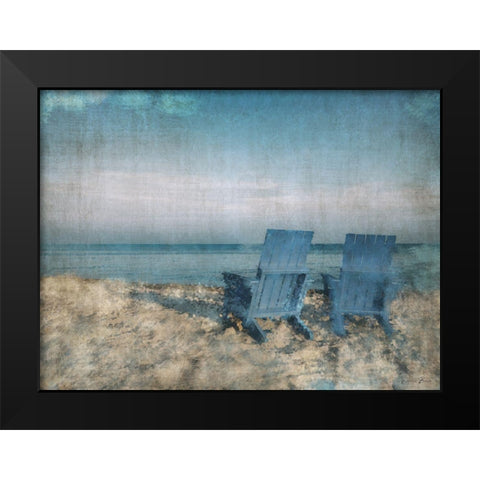 Front Row Black Modern Wood Framed Art Print by Brown, Denise