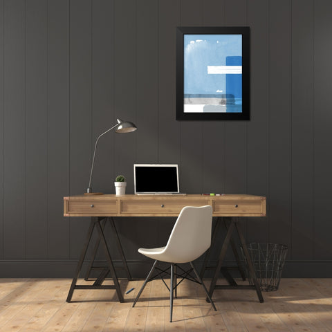 Journey Black Modern Wood Framed Art Print by Brown, Denise